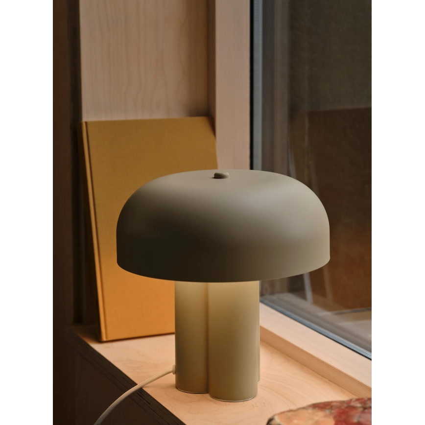 Nordlux - Candeeiro de mesa SANDRO 1xE27/15W/230V castanho