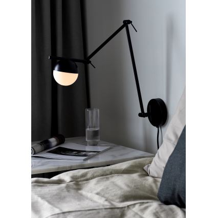 Nordlux - Candeeiro de parede CONTINA 1xG9/5W/230V preto