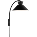 Nordlux - Candeeiro de parede DIAL 1xE27/40W/230V preto