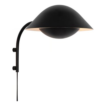 Nordlux - Candeeiro de parede FREYA 1xE14/40W/230V preto