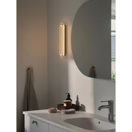 Nordlux - Candeeiro de parede LED para casa de banho CAVARA LED/11W/230V 3000/4000K IP44 latão