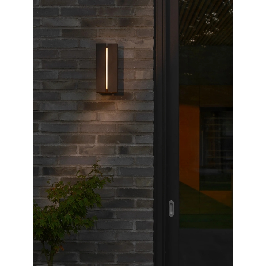 Nordlux - Candeeiro de parede para exterior CLARINI 2xE27/15W/230V IP54