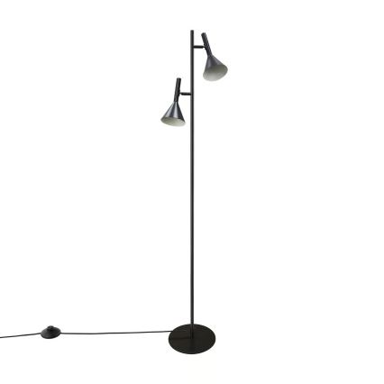 Nordlux - Candeeiro de pé KELVIS 2xGU10/12W/230V preto