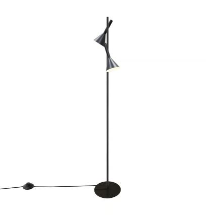 Nordlux - Candeeiro de pé KELVIS 2xGU10/12W/230V preto