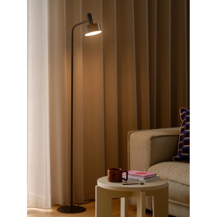 Nordlux - Candeeiro de pé MATIS 1xE27/15W/230V preto