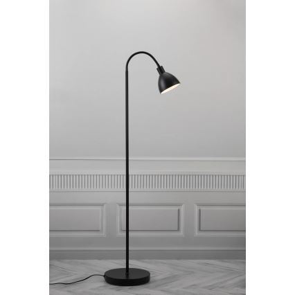 Nordlux - Candeeiro de pé RAY 1xE14/25W/230V preto 153,5 cm