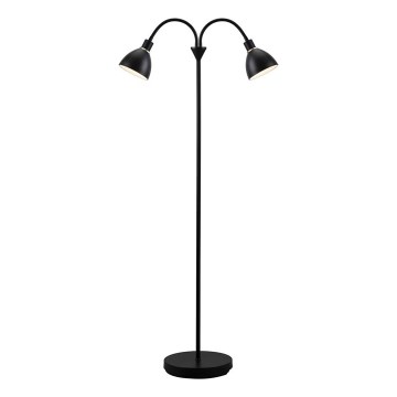 Nordlux - Candeeiro de pé RAY 2xE14/25W/230V preto