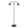 Nordlux - Candeeiro de pé RAY 2xE14/25W/230V preto