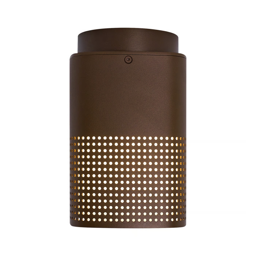 Nordlux - Candeeiro de tecto exterior SIDARA 1xE27/15W/230V IP54 castanho