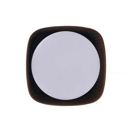 Nordlux - Candeeiro de tecto exterior SIDARA 1xE27/15W/230V IP54 castanho