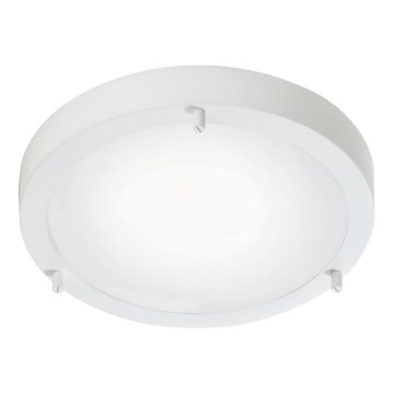 Nordlux - Candeeiro de tecto para casa de banho ANCONA 2xE27/40W/230V IP43 Ø 31,5 cm branco