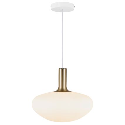 Nordlux - Candeeiro de teto suspenso ALTON 1xE27/60W/230V branco/preto/dourado
