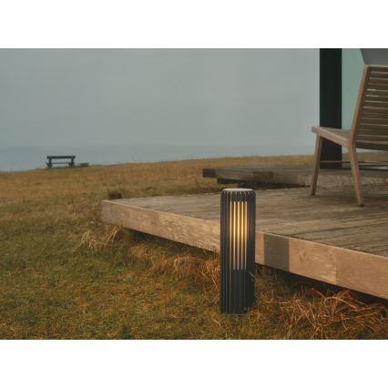 Nordlux - Candeeiro exterior ALUDRA 1xE27/15W/230V IP44 antracite 45,4 cm