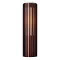Nordlux - Candeeiro exterior ALUDRA 1xE27/15W/230V IP44 castanho 45,4 cm