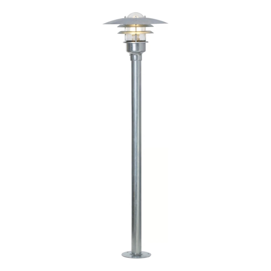 Nordlux - Candeeiro exterior LONSTRUP 1xE27/60W/230V IP44 cromado mate 116 cm