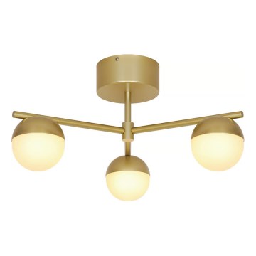 Nordlux - Candeeiro integrado CONTINA 3xG9/5W/230V latão