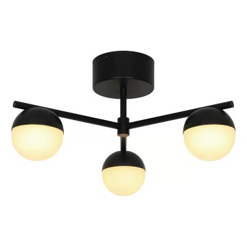 Nordlux - Candeeiro integrado CONTINA 3xG9/5W/230V preto