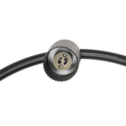 Nordlux - Candeeiro pendente em cabo VICO 6xGU10/5W/230V preto