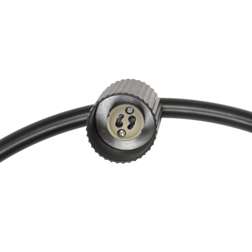 Nordlux - Candeeiro pendente em cabo VICO 6xGU10/5W/230V preto