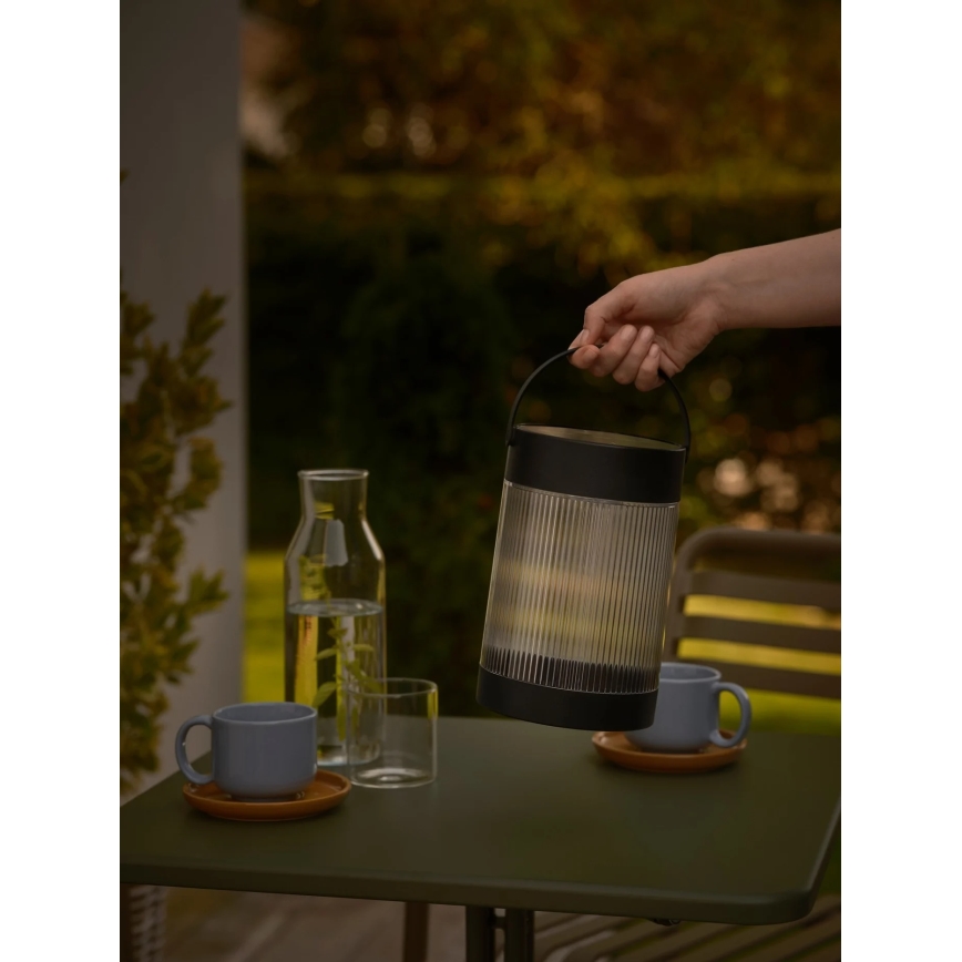 Nordlux - Candeeiro solar COUPAR LED/3,2W/3,7V preto