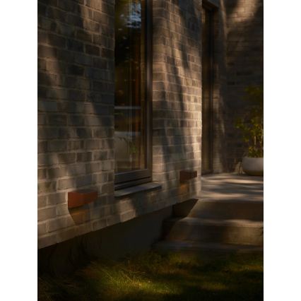 Nordlux - Candeeiro solar LED com sensor MARCELLIO LED/5W/5V IP54 2200 mAh castanho