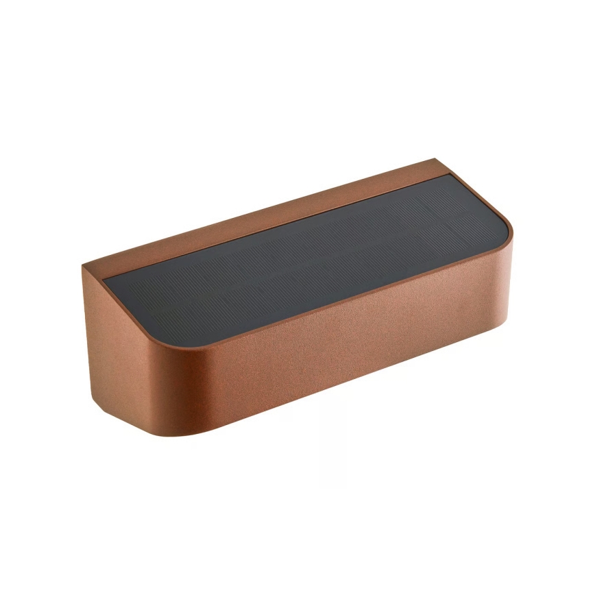 Nordlux - Candeeiro solar LED com sensor MARCELLIO LED/5W/5V IP54 2200 mAh castanho