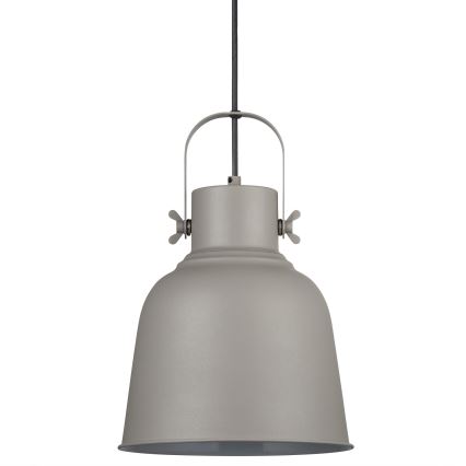 Nordlux - Candeeiro suspenso ADRIAN 1xE27/25W/230V diâmetro 25 cm cinzento