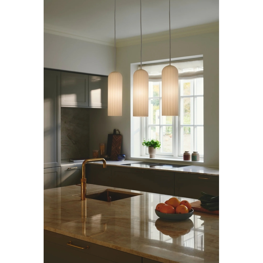 Nordlux - Candeeiro suspenso com cabo MIELLA 3xE27/25W/230V branco