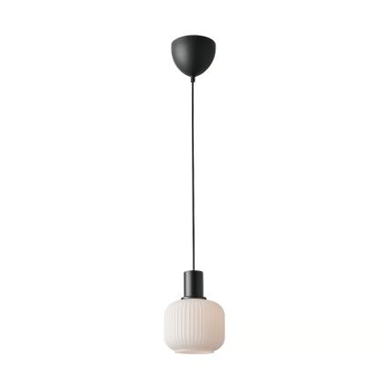 Nordlux - Candeeiro suspenso com cabo MILFORD 1xE27/40W/230V preto