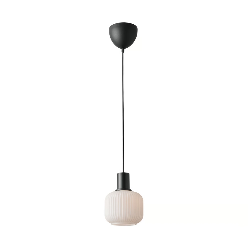 Nordlux - Candeeiro suspenso com cabo MILFORD 1xE27/40W/230V preto