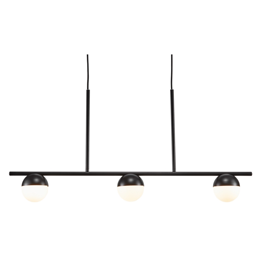 Nordlux - Candeeiro suspenso CONTINA 3xG9/5W/230V preto