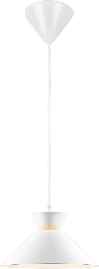 Nordlux - Candeeiro suspenso DIAL 1xE27/40W/230V diâmetro 25 cm branco