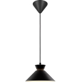 Nordlux - Candeeiro suspenso DIAL 1xE27/40W/230V diâmetro 25 cm preto