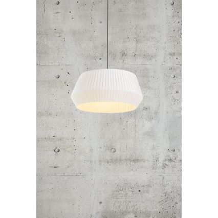 Nordlux - Candeeiro suspenso DICTE 1xE27/60W/230V diâmetro 53 cm branco