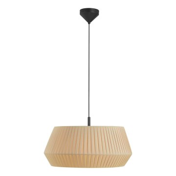 Nordlux - Candeeiro suspenso DICTE 1xE27/60W/230V pr.53 cm bege