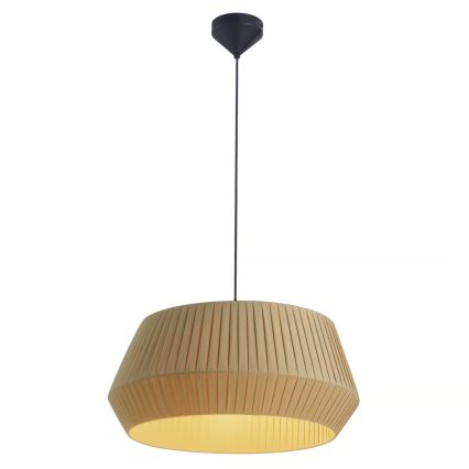 Nordlux - Candeeiro suspenso DICTE 1xE27/60W/230V pr.53 cm bege