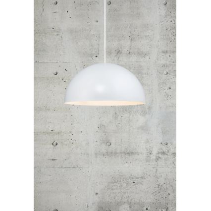 Nordlux - Candeeiro suspenso ELLEN 1xE27/40W/230V diâmetro 40 cm branco