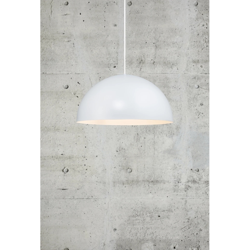 Nordlux - Candeeiro suspenso ELLEN 1xE27/40W/230V diâmetro 40 cm branco