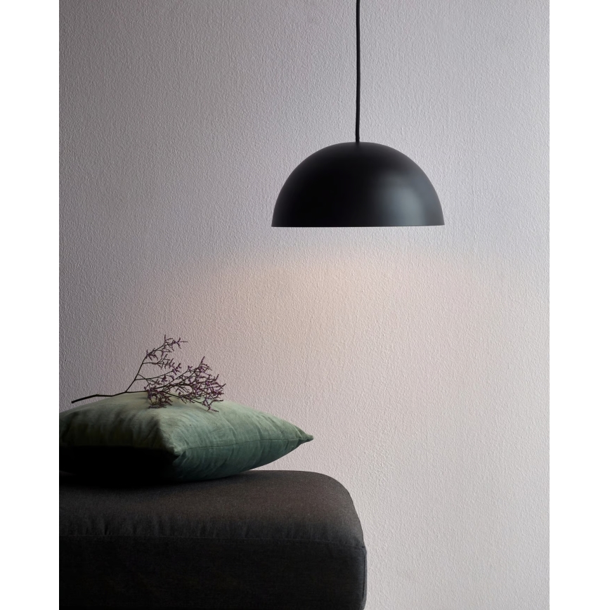 Nordlux - Candeeiro suspenso ELLEN 1xE27/40W/230V diâmetro 30 cm preto