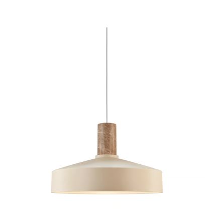 Nordlux - Candeeiro suspenso ELVAS 1xE27/60W/230V diâmetro 37,5 cm bege