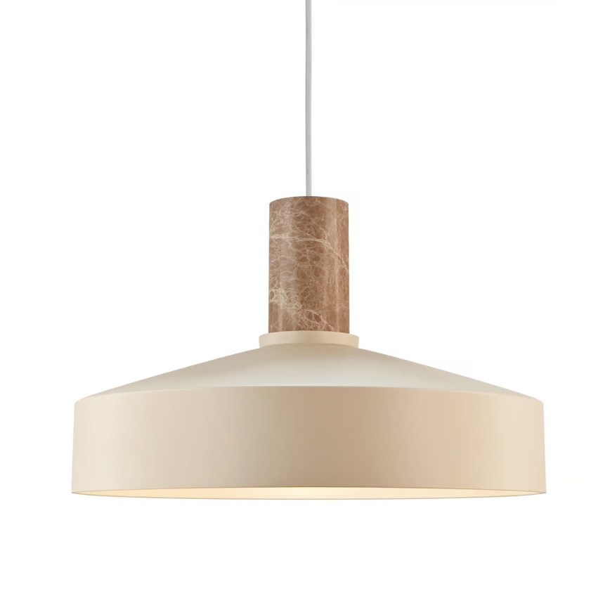 Nordlux - Candeeiro suspenso ELVAS 1xE27/60W/230V diâmetro 37,5 cm bege