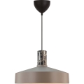 Nordlux - Candeeiro suspenso ELVAS 1xE27/60W/230V diâmetro 37,5 cm castanho