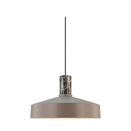 Nordlux - Candeeiro suspenso ELVAS 1xE27/60W/230V diâmetro 37,5 cm castanho