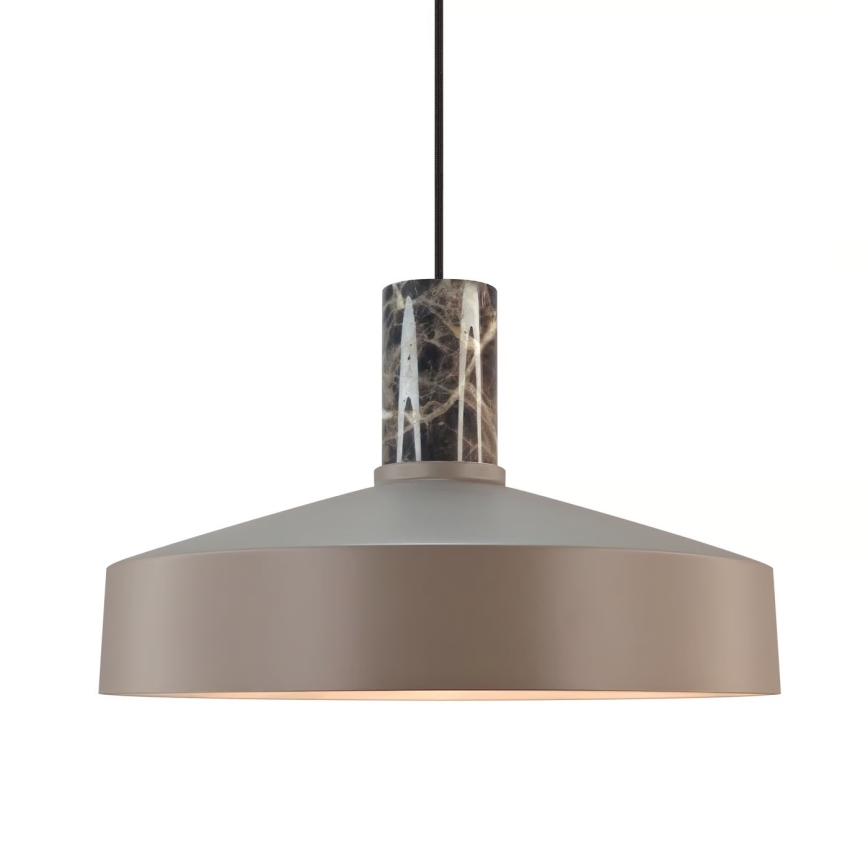Nordlux - Candeeiro suspenso ELVAS 1xE27/60W/230V diâmetro 37,5 cm castanho