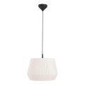 Nordlux - Candeeiro suspenso em cabo DICTE, 1x E27/60W/230V, Ø40 cm, branco
