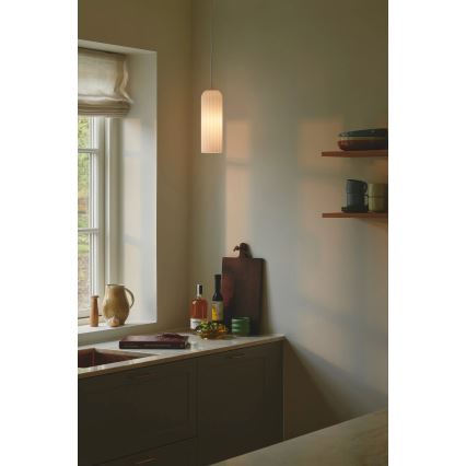 Nordlux - Candeeiro suspenso em cabo MIELLA 1xE27/25W/230V branco