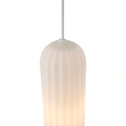 Nordlux - Candeeiro suspenso em cabo MIELLA 1xE27/25W/230V branco