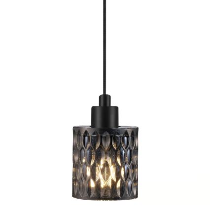 Nordlux - Candeeiro suspenso HOLLYWOOD 1xE27/60W/230V diâmetro 10,8 cm fumado