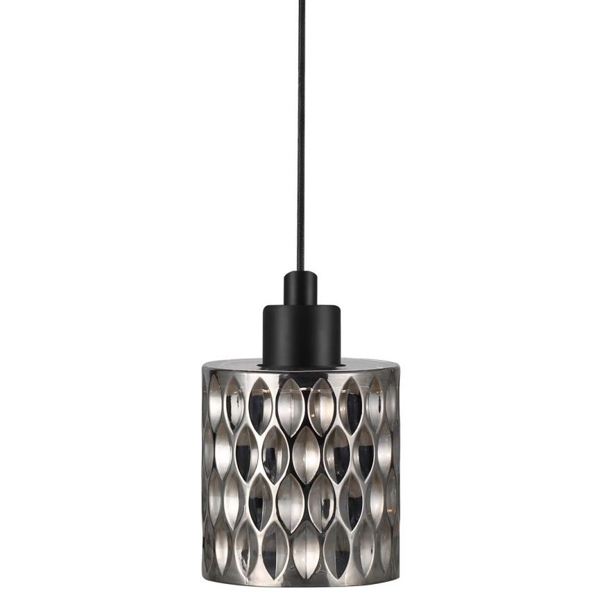 Nordlux - Candeeiro suspenso HOLLYWOOD 1xE27/60W/230V diâmetro 10,8 cm fumado