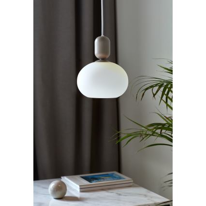 Nordlux - Candeeiro suspenso NOTTI 1xE27/40W/230V cinzento